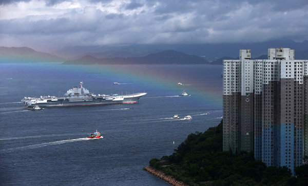 Hong Kong welcomes the pride of the Navy
