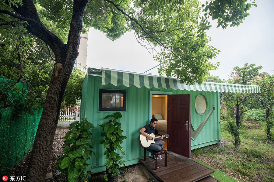 Rented container turns into fairytale garden home