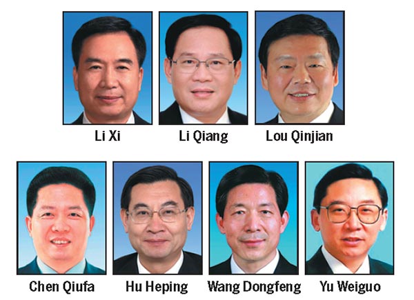 7 regional Party chiefs appointed