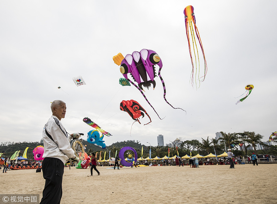 Cities hold up kite festivals
