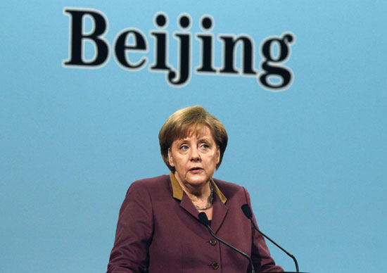 German chancellor starts China visit