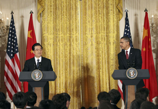 Hu: Important consensus reached with Obama