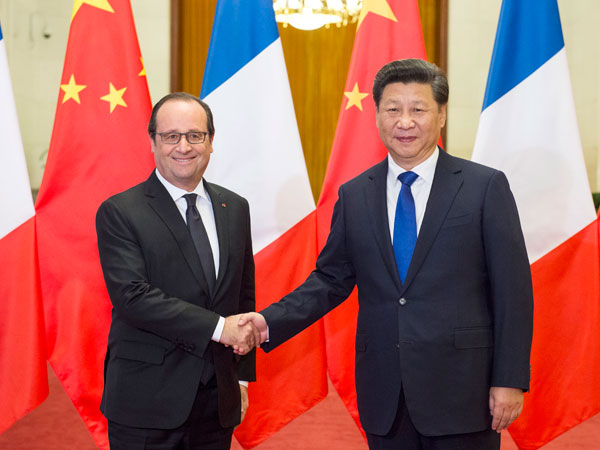 China and France sign 17 cooperative agreements