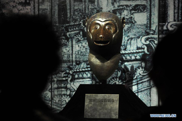 Treasures of Yuanmingyuan displayed in NE China