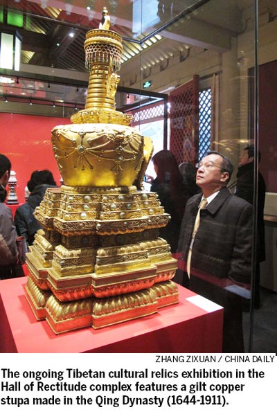 Tibetan Buddhist architecture restored to its original glory