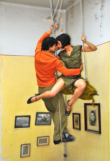 Beijing hosts art show about tango