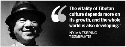 Tibetan artist nurtures his culture