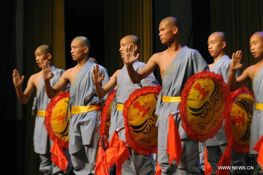 Shaolin martial arts performed in Taiyuan