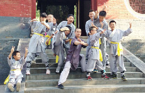 German students learn kung fu in Tianjin