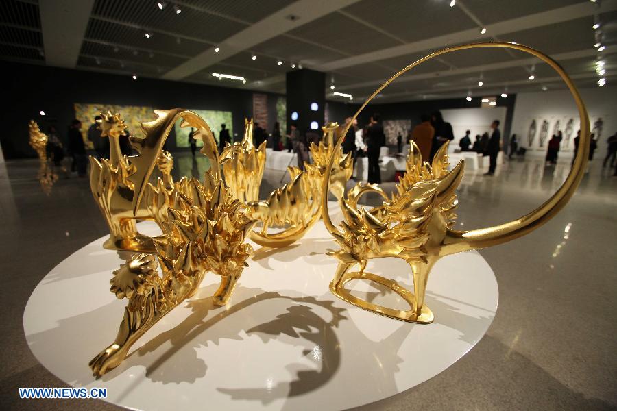 Works of Taiwan-born artisit displayed in Beijing