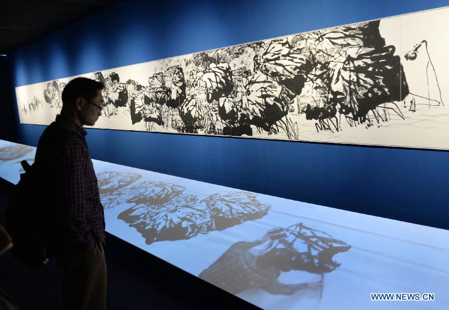 Pan Gongkai's artworks on display
