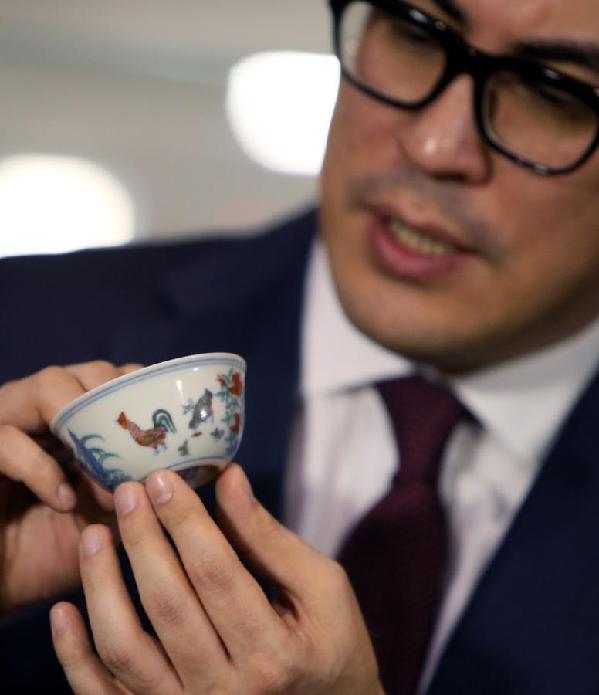 Ming Dynasty 'chicken cup' sells for record $36 million