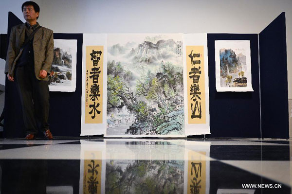 Chinese art exhibition opens at UN headquarters