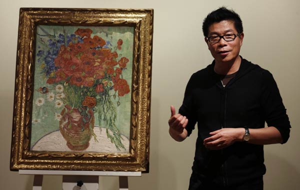 Movie mogul says Van Gogh still life was cheap at $62m