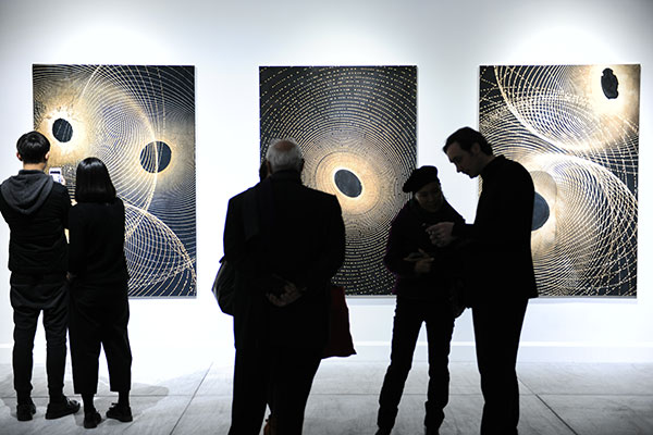 French artist depicts the cosmos