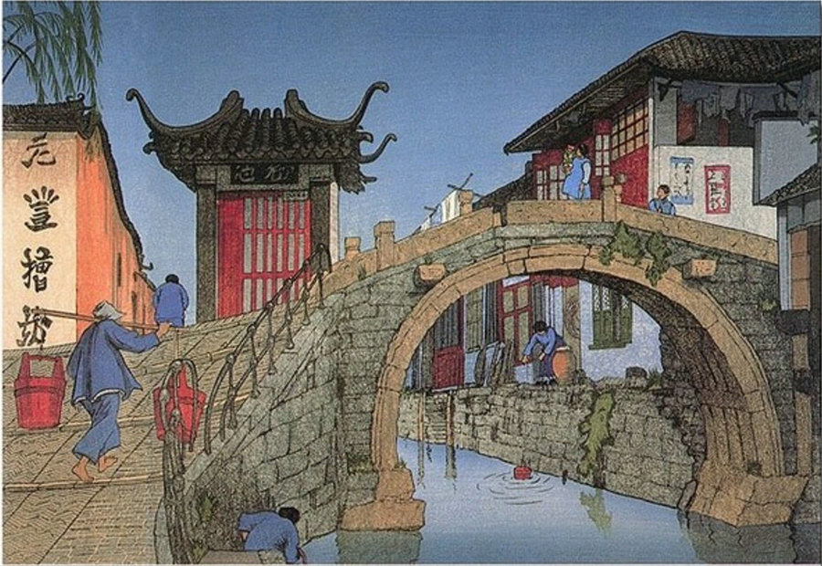 Historical China under British painter's brush