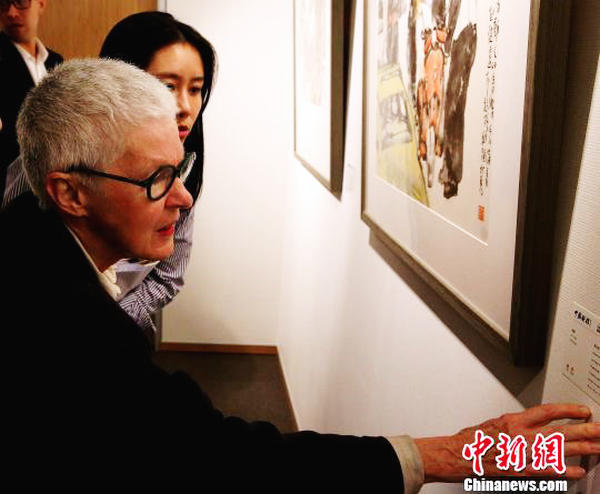 Chinese ink paintings integrate Western style in Sydney exhibit