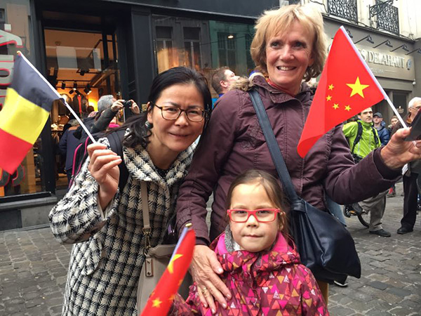 Chinese New Year parade held in Brussels