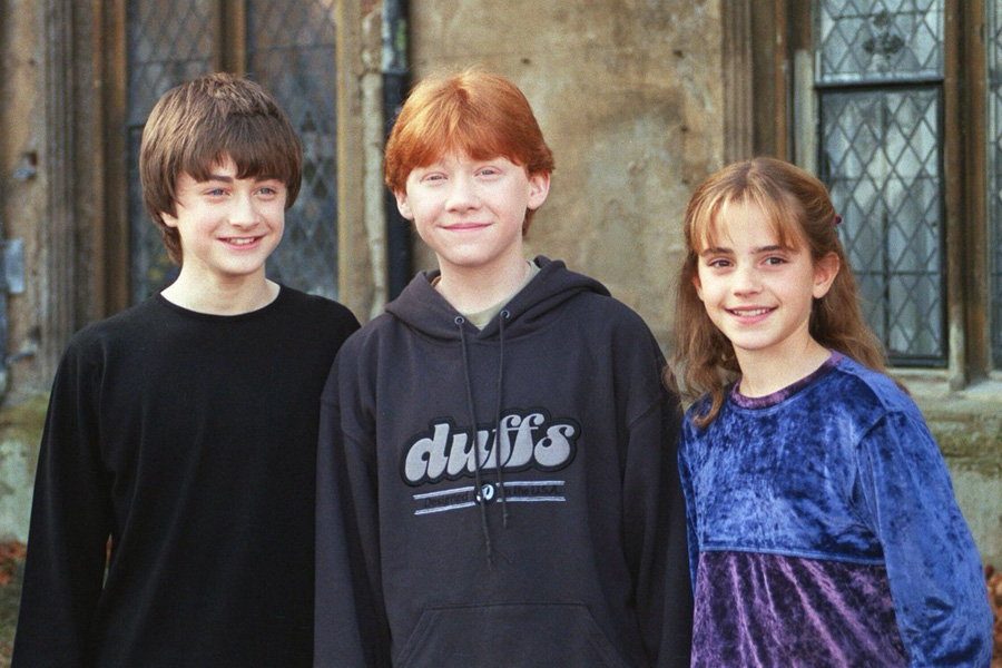 Now and then: Stars of Harry Potter