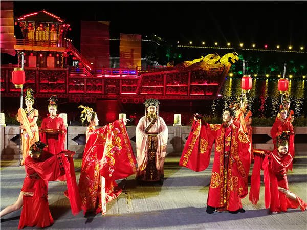 Performance of 'Liu Bei's Wedding' staged in Jingzhou