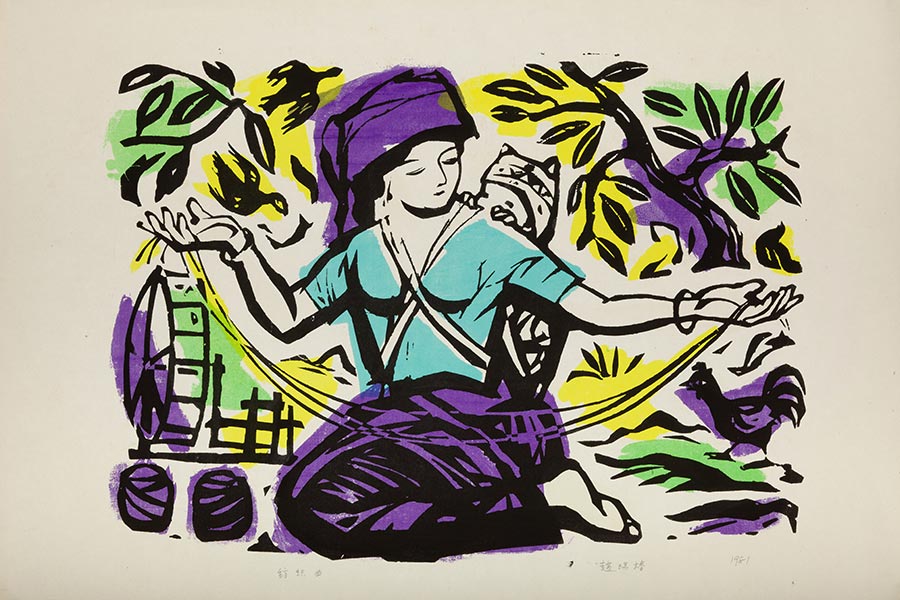 Vibrant show by lithography pioneer continues