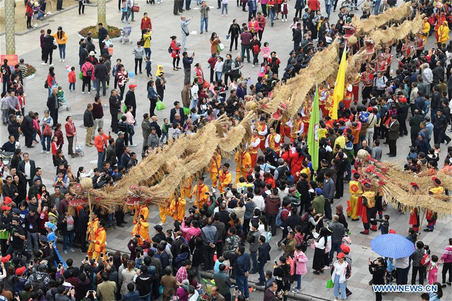 Mulao ethnic group celebrates Yifan festival in SW China
