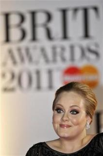 UK pop singer Adele leads U.S. chart for 2nd week