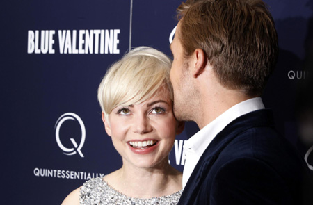 The premiere of 'Blue Valentine' in New York