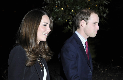 Prince William and his fiancee arrive at The Thursford Collection