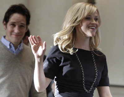 Reese Witherspoon and Paul Rudd promote movie 'How Do You Know' in Berlin