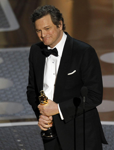 Colin Firth wins Oscar for 'King's Speech'
