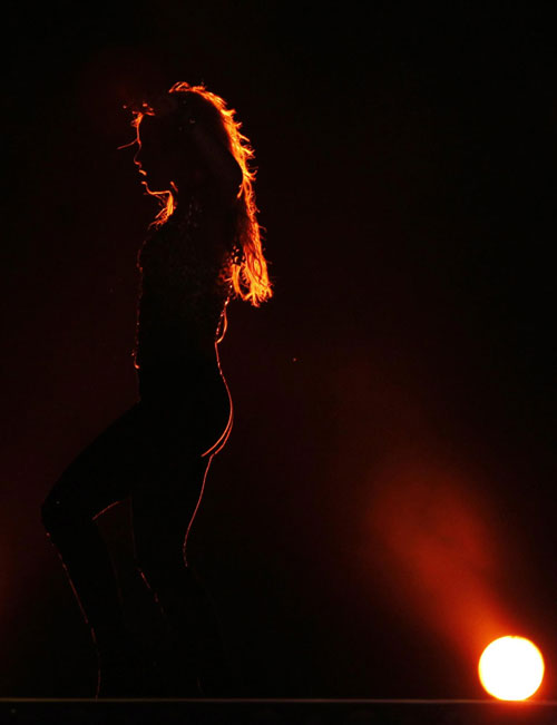Pop diva Shakira performs in Buenos Aires