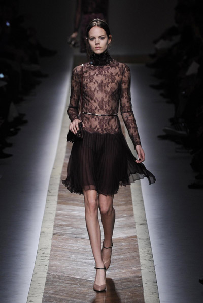 Valentino fashion collection show during Paris Fashion Week