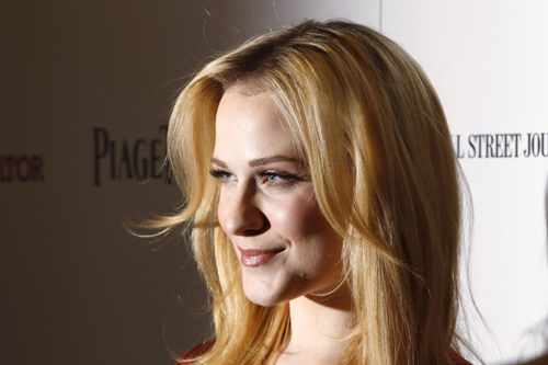 Evan Rachel Wood at the premiere of 'The Conspirator' in NY