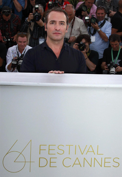 A news conference for the film 'The Artist' at the 64th Cannes Film Festival