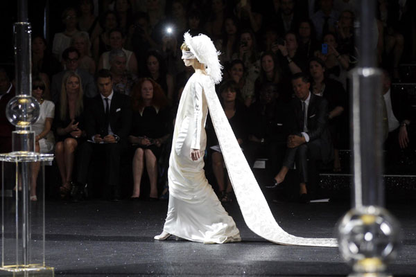 French fashion house Chanel Haute Couture Fall-Winter 2011/2012 fashion show