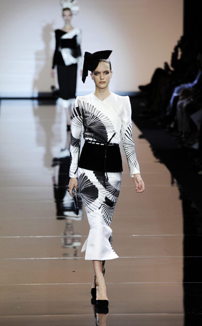 Giorgio Armani's Haute Couture fashion show