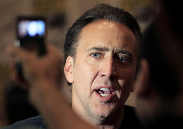 Cage to star in film about Alaska serial killer