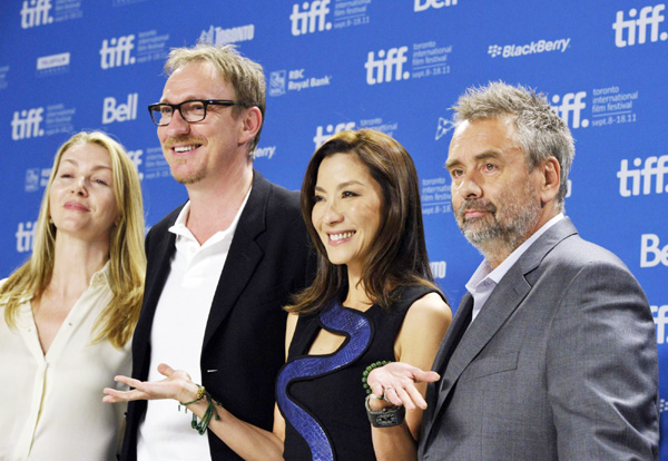 Michelle Yeoh promotes 'The Lady' at TIFF