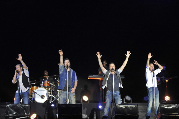 Westlife performs in Guangzhou