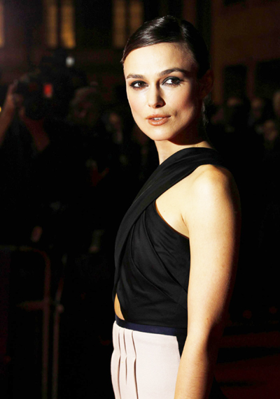 Keira Knightley at premiere of 'A Dangerous Method'