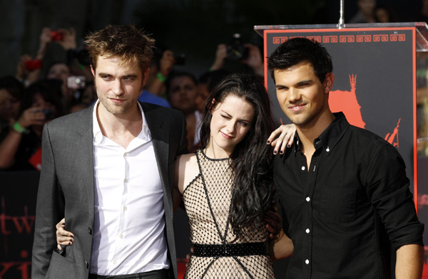 'Twilight' actors leave their marks