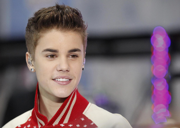Justin Bieber performs on 'Today' show
