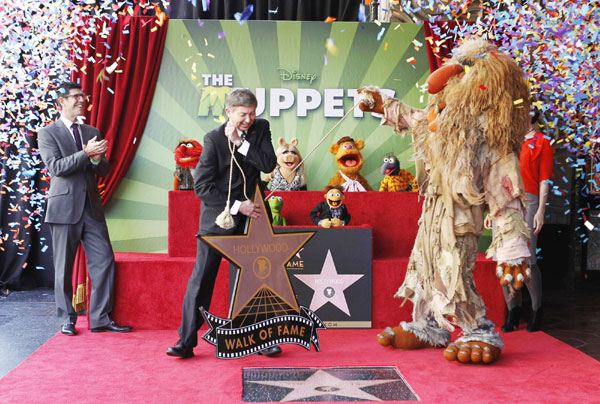 'The Muppets' gets Hollywood fame star