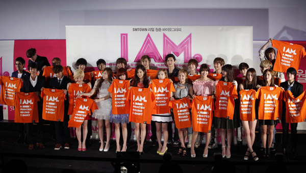 K-pop idol at showcase to promote film 'I AM'