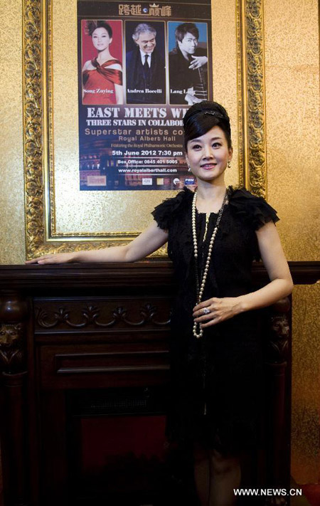 Singer Song Zuying to hold concert in London