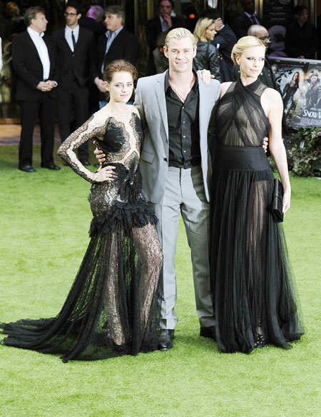 'Snow White and the Huntsman' premieres in London