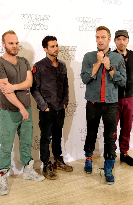 Coldplay lights gig gimmick getting expensive