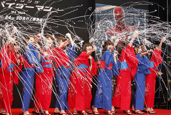 'The Amazing Spider-Man' premieres in Tokyo
