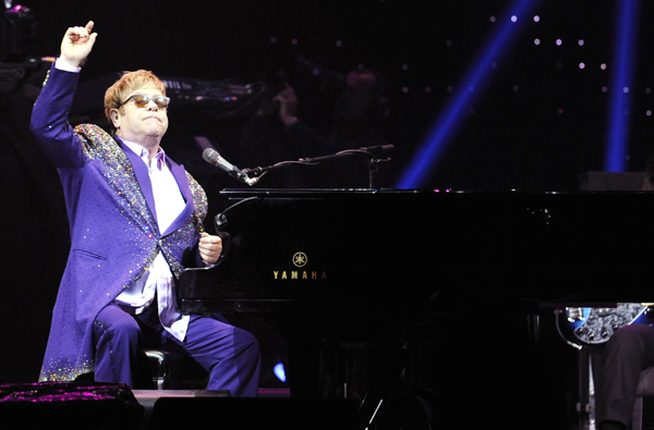Elton John's world tour in Bratislava